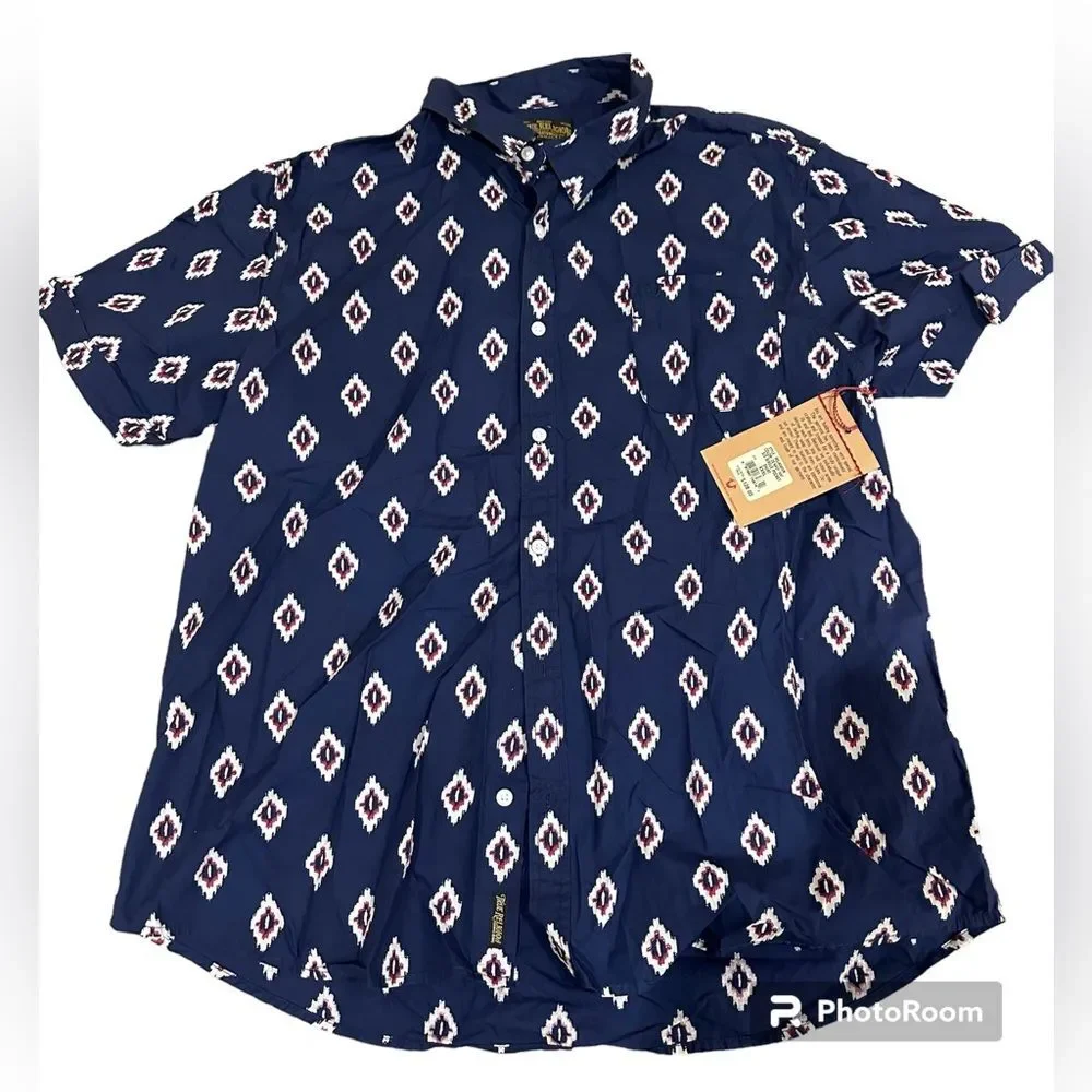True religion‎ Men short sleeve button up size 3xl